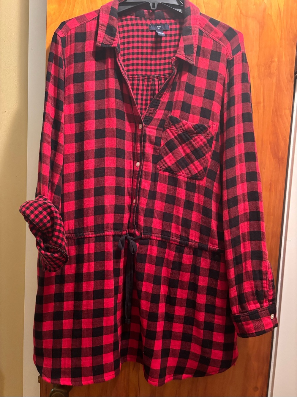 Gap Flannel Tunic  XL